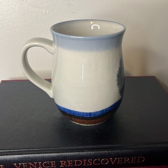 W. Morgan Handmade Art Pottery Chickadee Coffee Tea Hot Cocoa Mug 9oz - Picture 3 of 6